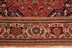 Border of Antique Heriz Rug with Pictorial Medallion 73668 by Nazmiyal Collection