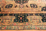 Border of Antique Large European Flower Rug 73645 by Nazmiyal Collection