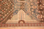 Border of Antique Persian Farahan Sarouk Runner Rug 73406 by Nazmiyal Antique Rugs