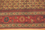 Border of Antique Persian Floral Rug Border of Antique Persian Floral Rug 73408 by Nazmiyal Antique Rugs