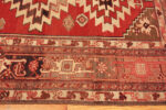 Border of Antique Persian Geometric Serapi 73418 by Nazmiyal Antique Rugs