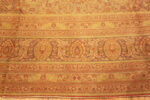 Border of Antique Tabriz Persian Rug Border of Antique Tabriz Persian Rug 43626 Nazmiyal