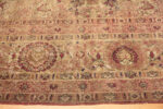 Border of Antique Central Medallion Kerman Floral Persian Rug Border of Antique Central Medallion Kerman Floral Persian Rug 43619 by nazmiyal