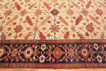 Border of Large Antique Persian Serapi Rug Border of Large Antique Persian Serapi Rug 71531 Nazmiyal Antique Rugs