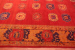 Border of Large Antique Turkish Oushak Rug 73689 by Nazmiyal Antique Rugs