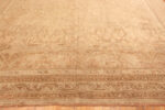 Border of Large Antique Turkish Oushak Rug Border of Large Antique Turkish Oushak Rug 73818 by Nazmiyal Antique Rugs