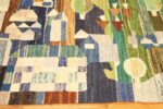 Border of Large Vintage Scandinavian Swedish Kilim Rug Border of Large Vintage Scandinavian Swedish Kilim Rug 73862 by Nazmiyal Antique Rugs