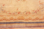 Border of Oversized Antique French Savonnerie Rug Border of Oversized Antique French Savonnerie Rug 73504 by Nazmiyal Antique Rugs