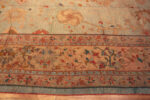 Border of Oversized Antique Turkish Oushak Rug Border of Oversized Antique Turkish Oushak Rug 73413 by Nazmiyal Antique Rugs