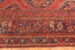 Border of Oversized Antique Turkish Oushak Rug Border of Oversized Antique Turkish Oushak Rug 73506 by Nazmiyal Antique Rugs