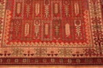 Border of Antique Shirvan Geometric Caucasian Rug 73707 by Nazmiyal Antique Rugs