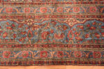 Border of Silk Antique Persian Mohtashem Kashan Rug 73630 by Nazmiyal Antique Rugs