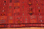 Border of Vintage Persian Flatweave Gabbeh Tribal Rug Border of Vintage Persian Flatweave Gabbeh Tribal Rug 73794 by Nazmiyal Antique Rugs