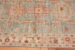 Border of Vintage Persian Malayer Runner Rug Border of Vintage Persian Malayer Runner Rug 73528 by Nazmiyal Antique Rugs