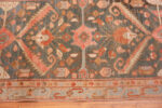 Border of Vintage Persian Malayer Runner Rug Border of Vintage Persian Malayer Runner Rug 73531 by Nazmiyal Antique Rugs
