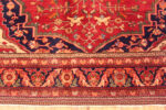 Border width of Antique Persian Farahan Sarouk Rug Border width of Antique Persian Farahan Sarouk Rug 73780 by Nazmiyal Antique Rugs