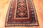 Bottom of Antique Caucasian Kazak Rug 73854 by Nazmiyal Antique Rugs