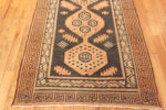 Bottom of Antique Geometric Runner Rug Bottom of Antique Geometric Runner Rug 73368 by Nazmiyal Antique Rugs