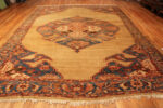 Bottom of Antique Persian Bakshaish Rug with Bold Geometric Medallion and Rustic Charm Bottom of Antique Persian Bakshaish Rug with Bold Geometric Medallion and Rustic Charm 73762 by Nazmiyal Antique Rugs