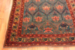 Bottom of Antique Persian Bidjar Rug Bottom of Antique Persian Bidjar Rug 73523 by Nazmiyal Antique Rug