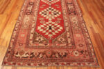 Bottom of Antique Persian Geometric Serapi 73418 by Nazmiyal Antique Rugs