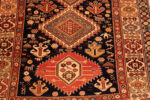 Bottom of Antique Shirvan Rug with Tribal and Animal Motifs Rare 19th Century Folk Art 73705 by Nazmiyal Antique Rugs