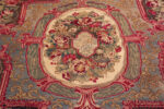 Bottom Detail of Antique Caucasian Floral Karabagh Rug Bottom Detail of Antique Caucasian Floral Karabagh Rug 73654 by Nazmiyal Antique Collection