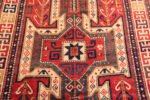 Center of Antique Caucasion Sewan Kazak Geometric Rug Center of Antique Caucasion Sewan Kazak Geometric Rug 73695 by Nazmiyal Antique Rugs