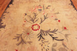 Center of Antique Hooked American Floral Rug 50556 by Nazmiyal Antique Rugs
