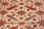 Center of Large Antique Persian Serapi Rug Center of Large Antique Persian Serapi Rug 71531 Nazmiyal Antique Rugs