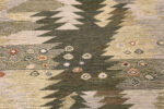 Center view of Modern Swedish Kilim Rug Center view of Modern Swedish Kilim Rug 73606 by Nazmiyal Antique Rugs