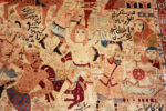 Chest of Antique Persian Tabriz Pictorial Rug Depicting Scenes 73616 by Nazmiyal Antique Rugs