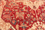 Close Up of Antique Persian Serapi Rug Close Up of Antique Persian Serapi Rug 73415 by Nazmiyal Antique Rugs