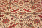 Close Up of Large Antique Persian Serapi Rug Close Up of Large Antique Persian Serapi Rug 71531 Nazmiyal Antique Rugs