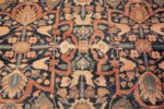 Close Up of Oversized Antique Persian Farahan Sarouk Rug 73860 by Nazmiyal Antique Rugs