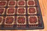 Corner of Antique American Hooked Rug Corner of Antique American Hooked Rug 50724 by Nazmiyal Antique Rugs