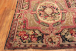 Corner of Antique Caucasian Floral Karabagh Rug Corner of Antique Caucasian Floral Karabagh Rug 73654 by Nazmiyal Antique Collection