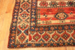 Corner of Antique Caucasian Kazak Rug 73162 by Nazmiyal Antique Rugs