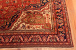 Corner of Antique Persian Farahan Sarouk Rug Corner of Antique Persian Farahan Sarouk Rug 73780 by Nazmiyal Antique Rugs