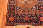 Corner of Antique Senneh Geometric Tribal Rug 73520 by Nazmiyal Antique Rugs