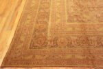 Corner of Antique Tabriz Persian Rug Corner of Antique Tabriz Persian Rug 43626 Nazmiyal