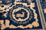 Corner Detail of Antique 20th Century Chinese Rug 73667 by Nazmiyal Antique Collection