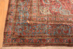 Corner of Silk Antique Persian Mohtashem Kashan Rug 73630 by Nazmiyal Antique Rugs