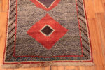Corner of Vintage Persian Gabbeh Rug with Bold Diamond Corner of Vintage Persian Gabbeh Rug with Bold Diamond 73800 By Nazmiyal Antique Rugs