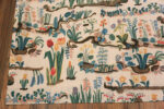 Corner of Vintage Pair of Primavera Curtains by Josef Frank Corner of Vintage Pair of Primavera Curtains by Josef Frank 73681 by Nazmiyal Antique Rugs
