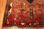 Corner of Vintage Persian Gabbeh Rug with Tree 73797 by Nazmiyal Antique Rugs