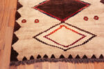 Corner of Vintage Tribal Persian Gabbeh Rug Corner of Vintage Tribal Persian Gabbeh Rug 73790 by Nazmiyal Antique Rugs