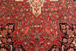 Detail of Antique Heriz Rug with Pictorial Medallion 73668 by Nazmiyal Collection