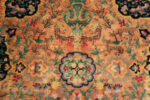 Detail of Antique Large European Flower Rug 73645 by Nazmiyal Collection