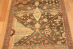 Detail of Antique Persian Farahan Sarouk Runner Rug 73406 by Nazmiyal Antique Rugs